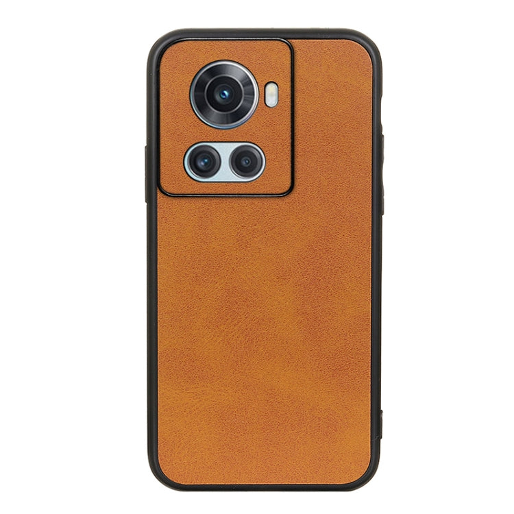 For OnePlus Ace Accurate Hole Two-color Calf Texture PU Phone Case