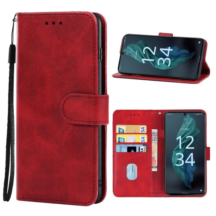 For Sharp Aquos R7 Leather Phone Case