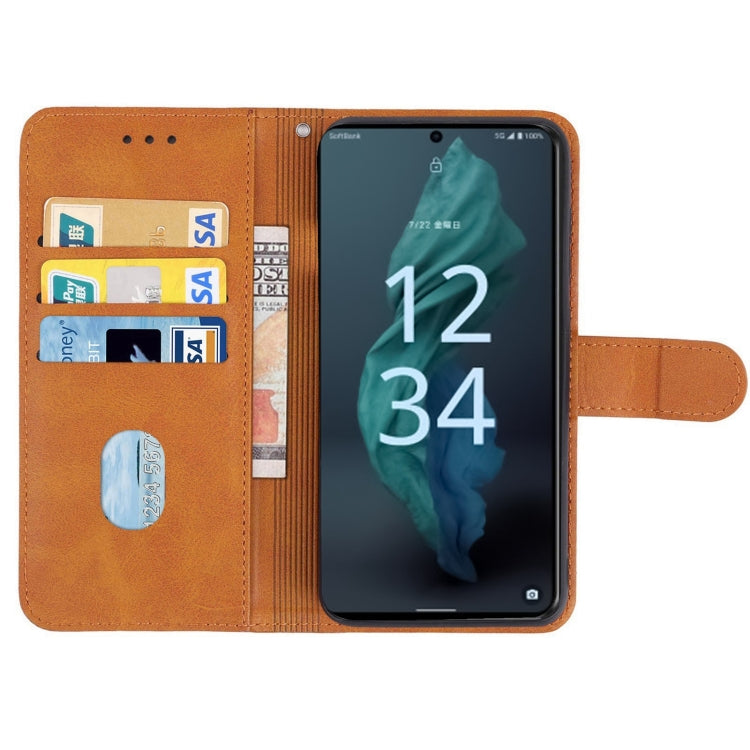 For Sharp Aquos R7 Leather Phone Case