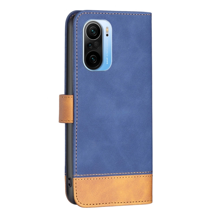 For Xiaomi Mi 11i / Redmi K40 BF11 Color Matching Skin Feel Leather Phone Case