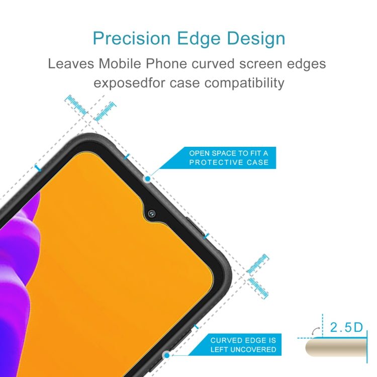 50 PCS 0.26mm 9H 2.5D Tempered Glass Film For Samsung Galaxy Xcover6 Pro
