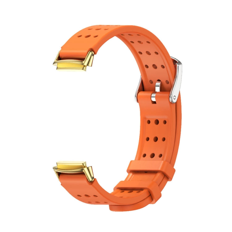 For Fitbit Luxe Mijobs Breathable Silicone Watch Band