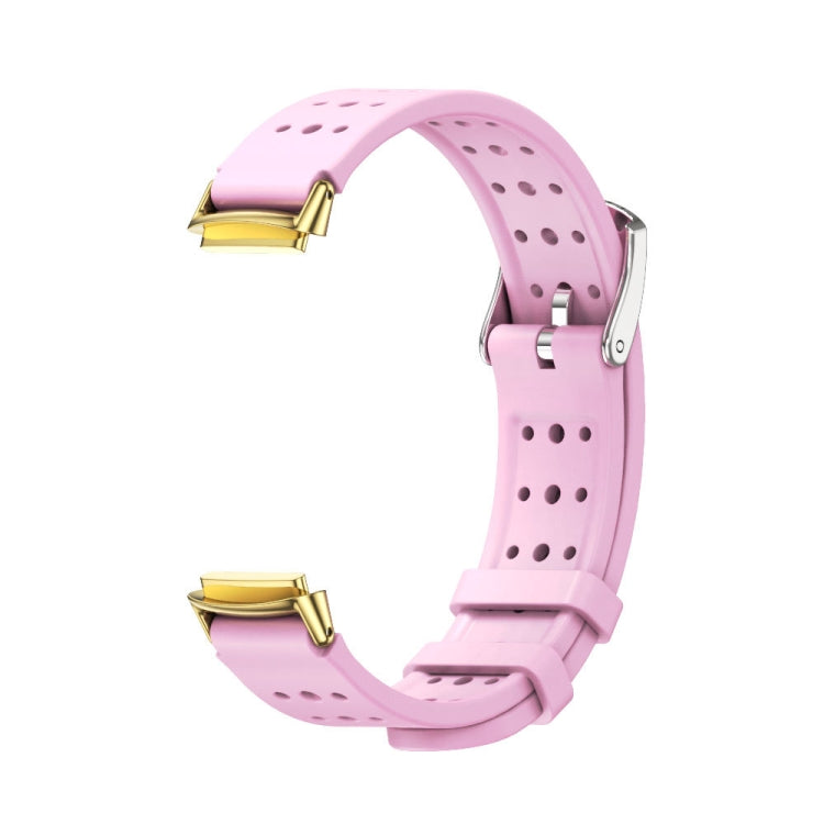 For Fitbit Luxe Mijobs Breathable Silicone Watch Band