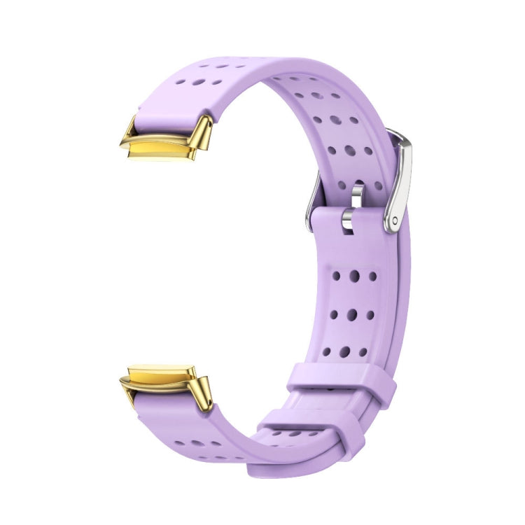 For Fitbit Luxe Mijobs Breathable Silicone Watch Band