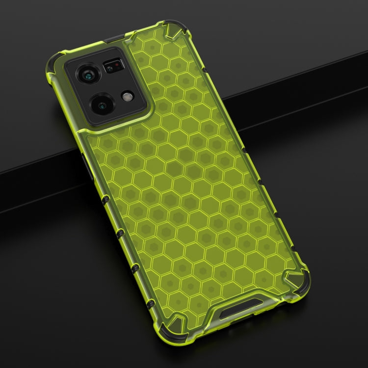For OPPO Reno7 4G Shockproof Honeycomb PC + TPU Phone Case