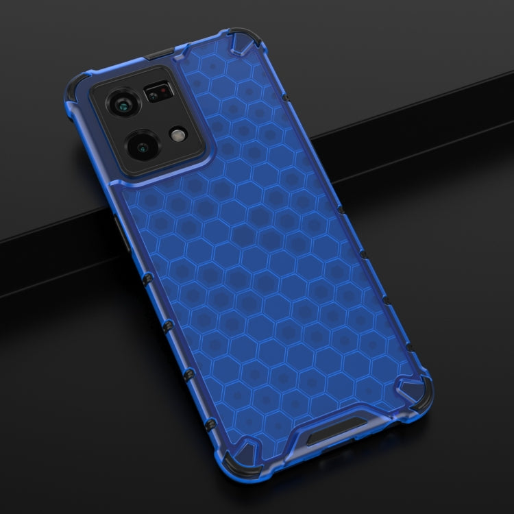 For OPPO Reno7 4G Shockproof Honeycomb PC + TPU Phone Case