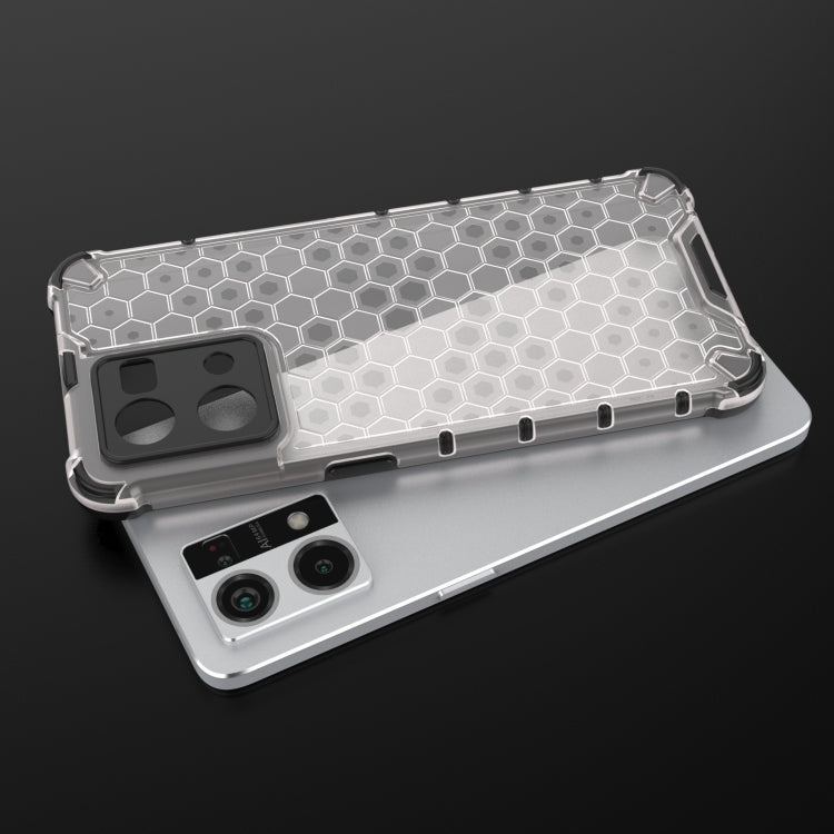 For OPPO Reno7 4G Shockproof Honeycomb PC + TPU Phone Case