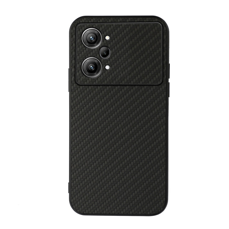 For OPPO K10 Pro 5G Accurate Hole Carbon Fiber Texture PU Phone Case
