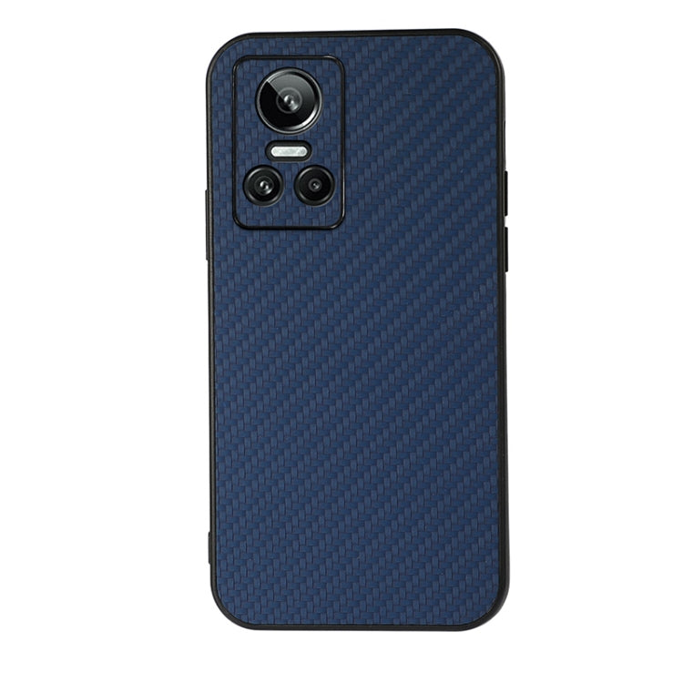 For OPPO Realme GT Neo 3 Accurate Hole Carbon Fiber Texture PU Phone Case