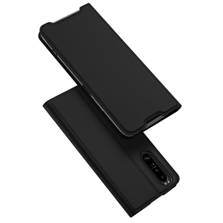 For Sony Xperia 1 IV DUX DUCIS Skin Pro Series PU + TPU Leather Phone Case