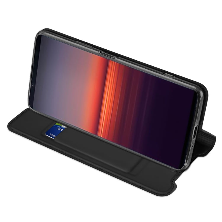 For Sony Xperia 1 IV DUX DUCIS Skin Pro Series PU + TPU Leather Phone Case