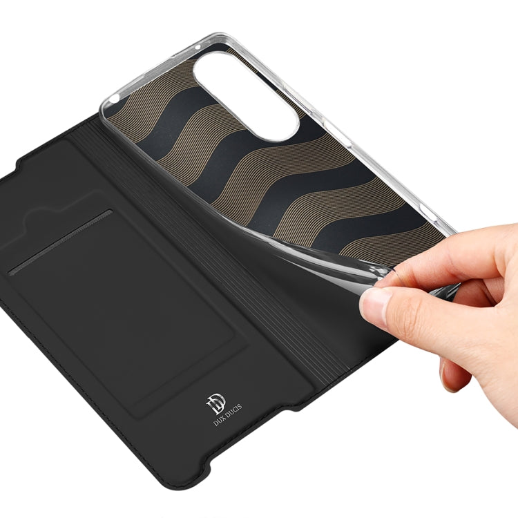 For Sony Xperia 1 IV DUX DUCIS Skin Pro Series PU + TPU Leather Phone Case