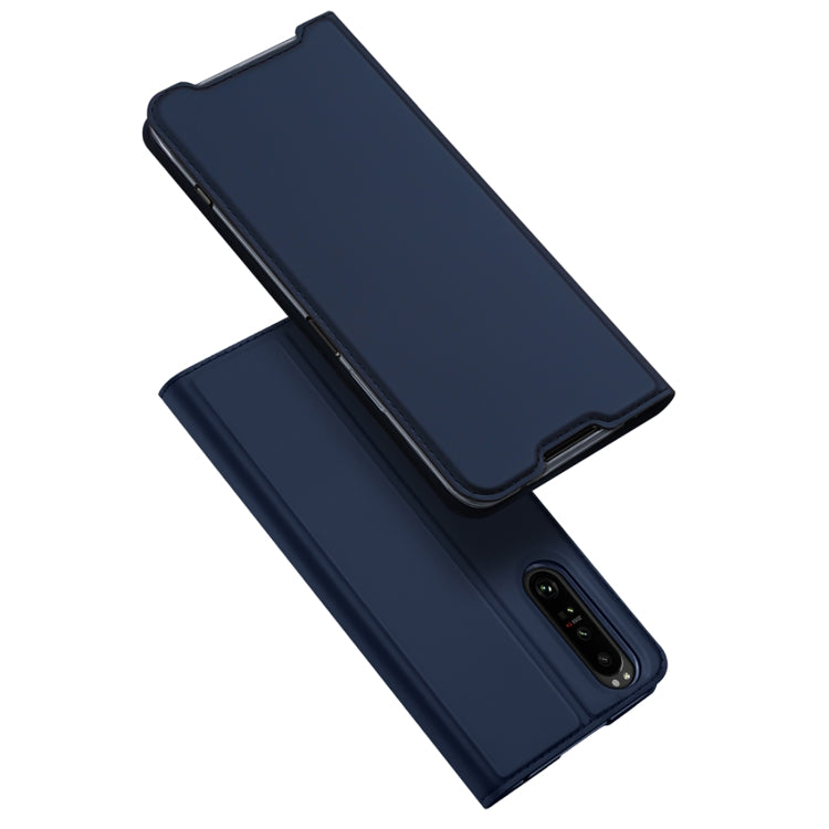 For Sony Xperia 1 IV DUX DUCIS Skin Pro Series PU + TPU Leather Phone Case