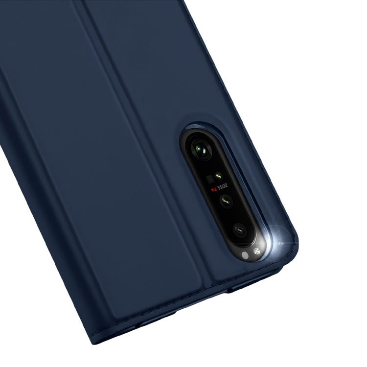 For Sony Xperia 1 IV DUX DUCIS Skin Pro Series PU + TPU Leather Phone Case