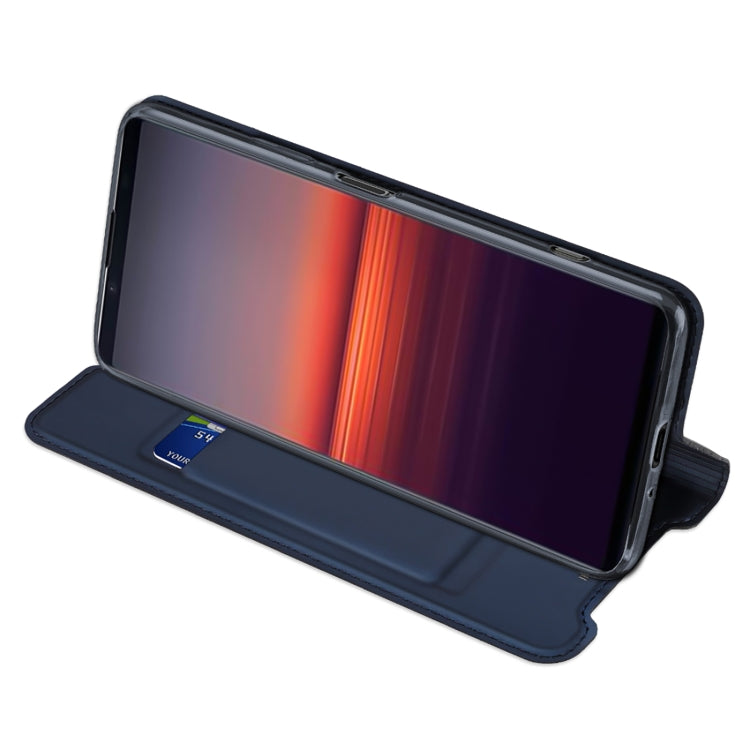 For Sony Xperia 1 IV DUX DUCIS Skin Pro Series PU + TPU Leather Phone Case