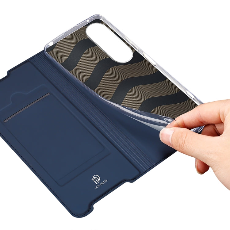 For Sony Xperia 1 IV DUX DUCIS Skin Pro Series PU + TPU Leather Phone Case