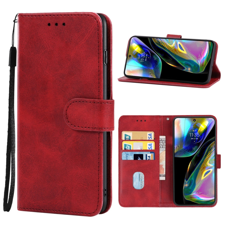 For Motorola Moto G82 Leather Phone Case