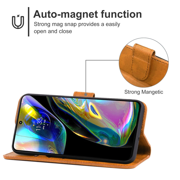 For Motorola Moto G82 Leather Phone Case
