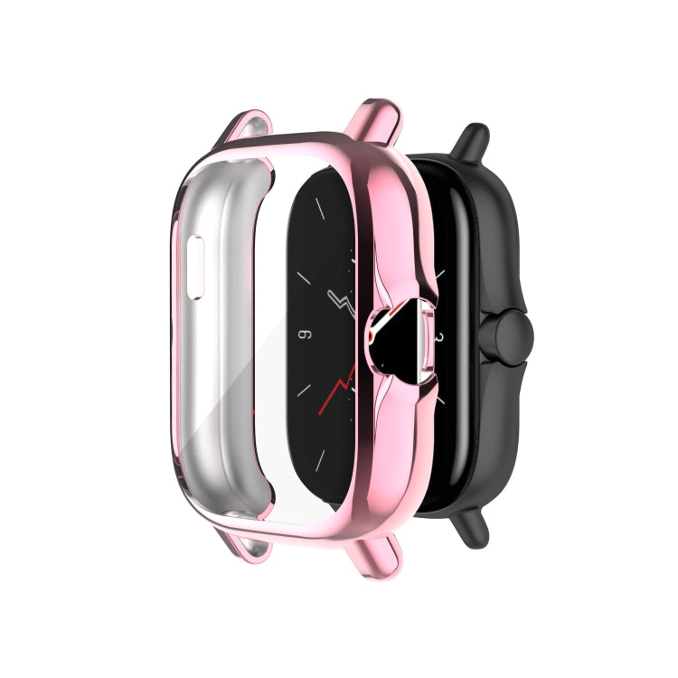 For Amazfit GTS 3 Full Coverage TPU Electroplating Watch Case