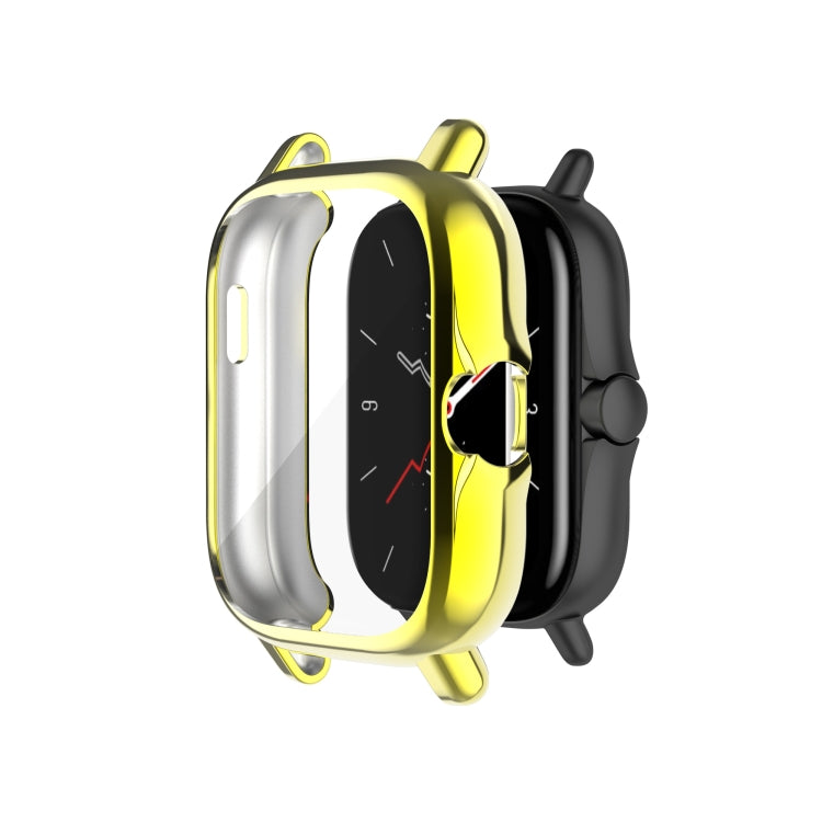 For Amazfit GTS 3 Full Coverage TPU Electroplating Watch Case