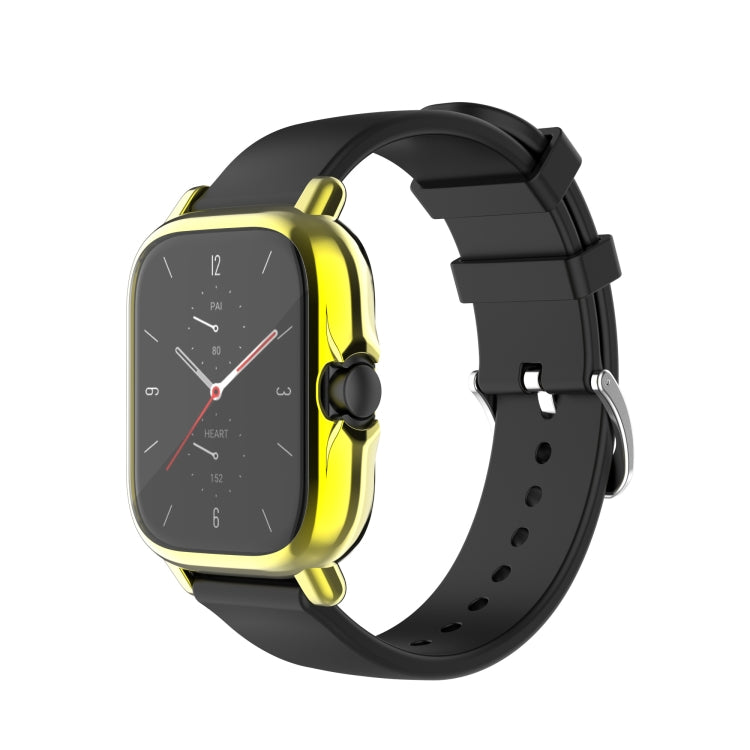 For Amazfit GTS 3 Full Coverage TPU Electroplating Watch Case