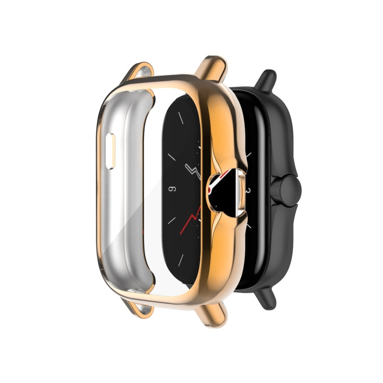 For Amazfit GTS 3 Full Coverage TPU Electroplating Watch Case