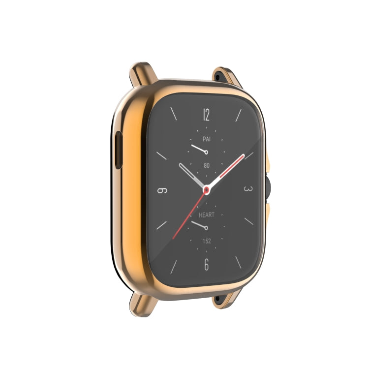 For Amazfit GTS 3 Full Coverage TPU Electroplating Watch Case