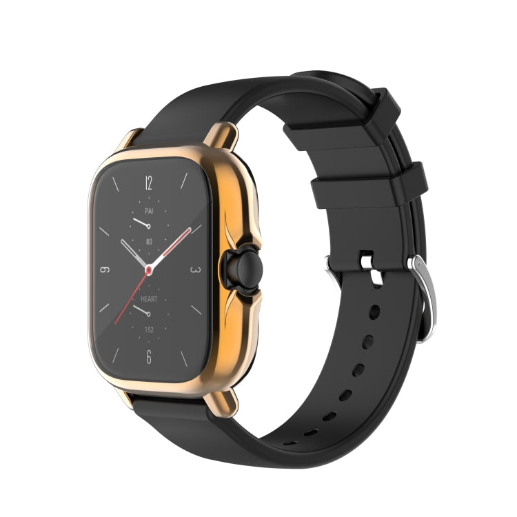 For Amazfit GTS 3 Full Coverage TPU Electroplating Watch Case