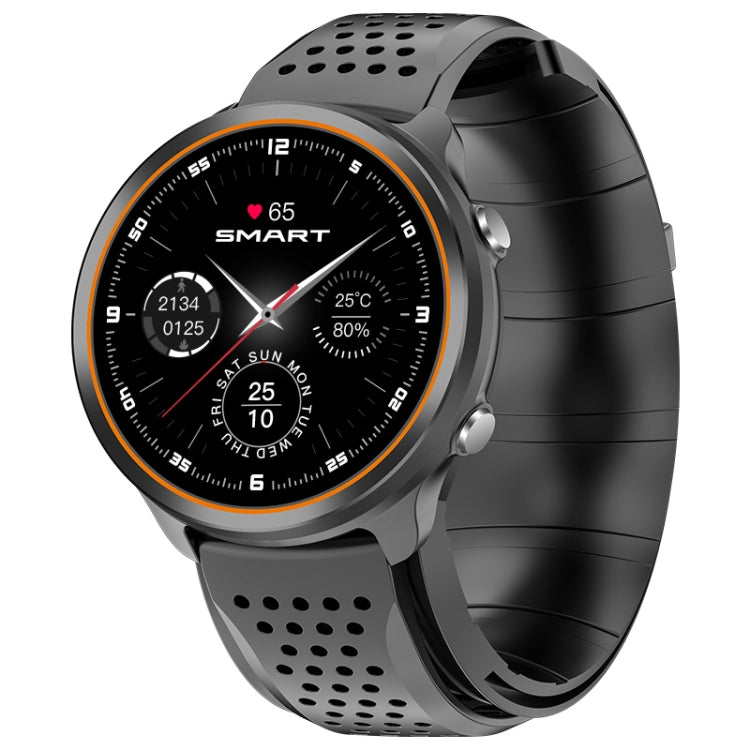 P30 1.3 inch IPS Screen Smart Watch Support Air Pump Blood Pressure Monitoring with Black TPU Band