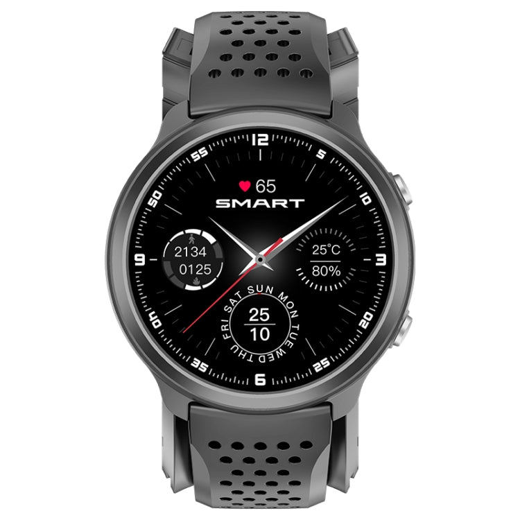P30 1.3 inch IPS Screen Smart Watch Support Air Pump Blood Pressure Monitoring with Black TPU Band