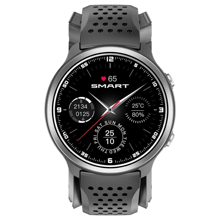 P30 1.3 inch IPS Screen Smart Watch Support Air Pump Blood Pressure Monitoring with Black TPU Band