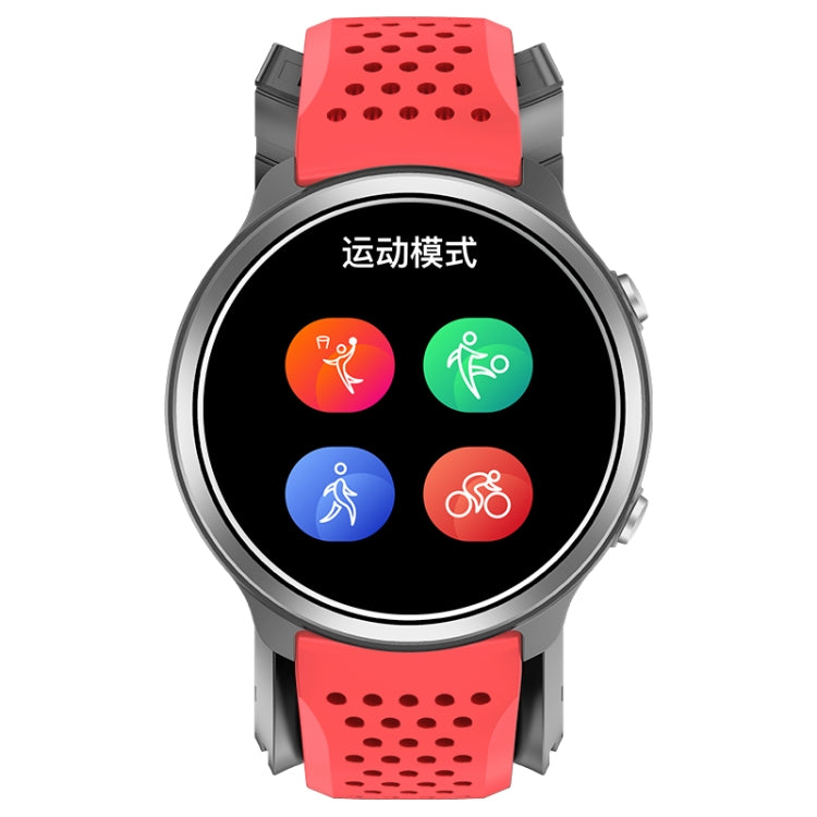 P30 1.3 inch IPS Screen Smart Watch Support Air Pump Blood Pressure Monitoring with Red TPU Band