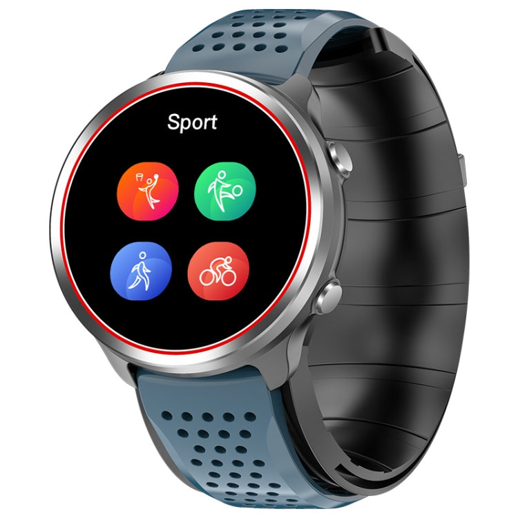 P30 1.3 inch IPS Screen Smart Watch Support Air Pump Blood Pressure Monitoring with Blue TPU Band