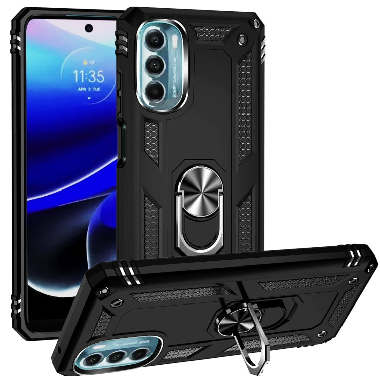 For Motorola Moto G 5G 2022 Shockproof TPU + PC Holder Phone Case