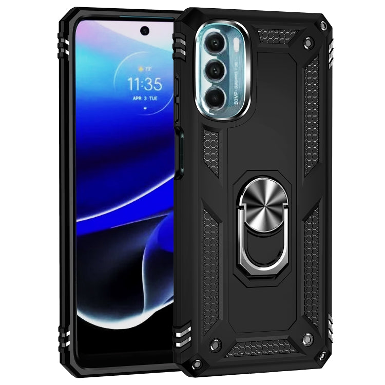 For Motorola Moto G 5G 2022 Shockproof TPU + PC Holder Phone Case