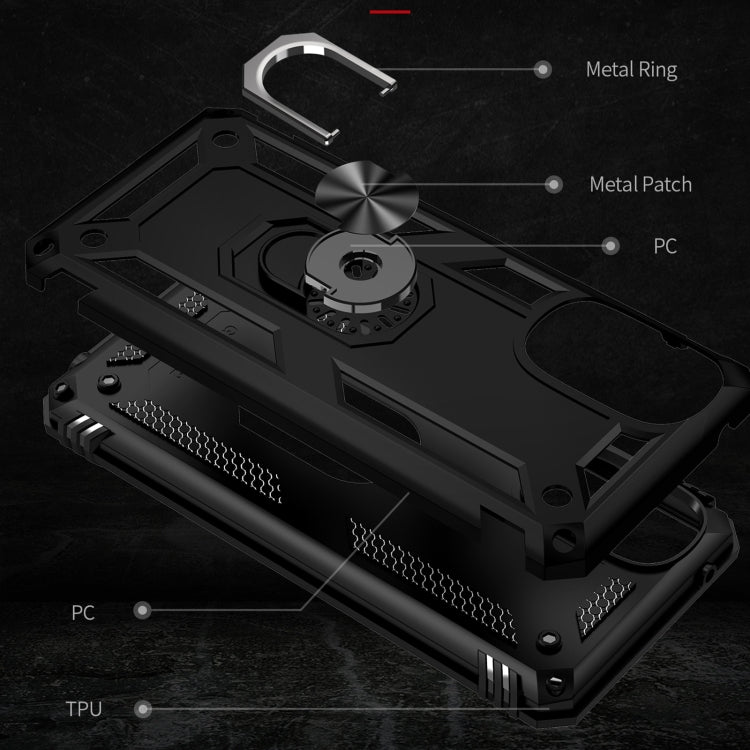 For Motorola Moto G 5G 2022 Shockproof TPU + PC Holder Phone Case