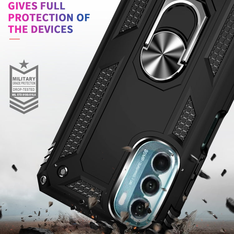 For Motorola Moto G 5G 2022 Shockproof TPU + PC Holder Phone Case