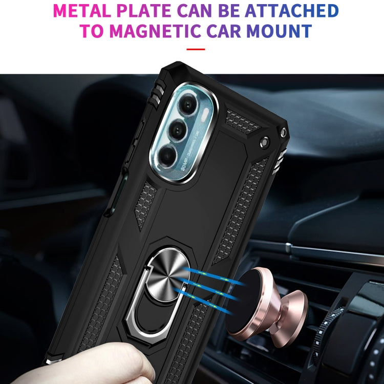 For Motorola Moto G 5G 2022 Shockproof TPU + PC Holder Phone Case