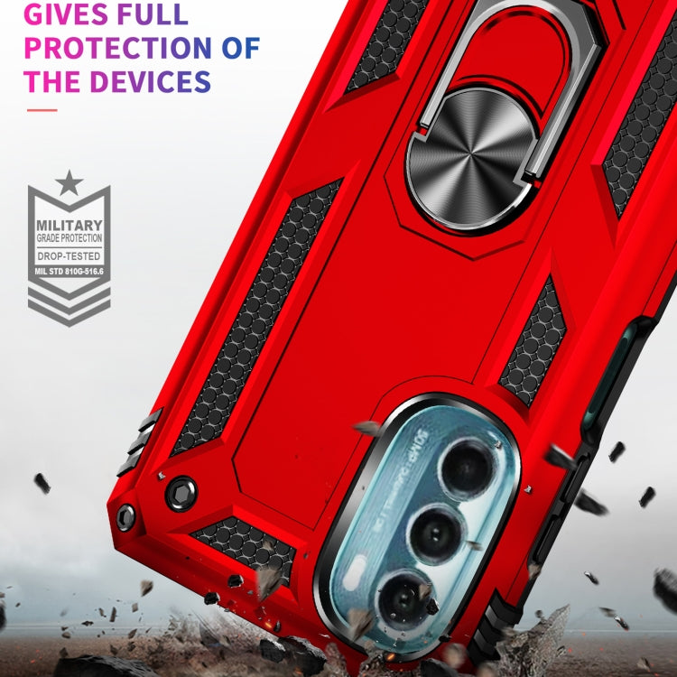 For Motorola Moto G 5G 2022 Shockproof TPU + PC Holder Phone Case