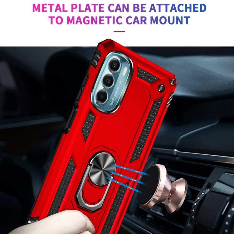 For Motorola Moto G 5G 2022 Shockproof TPU + PC Holder Phone Case