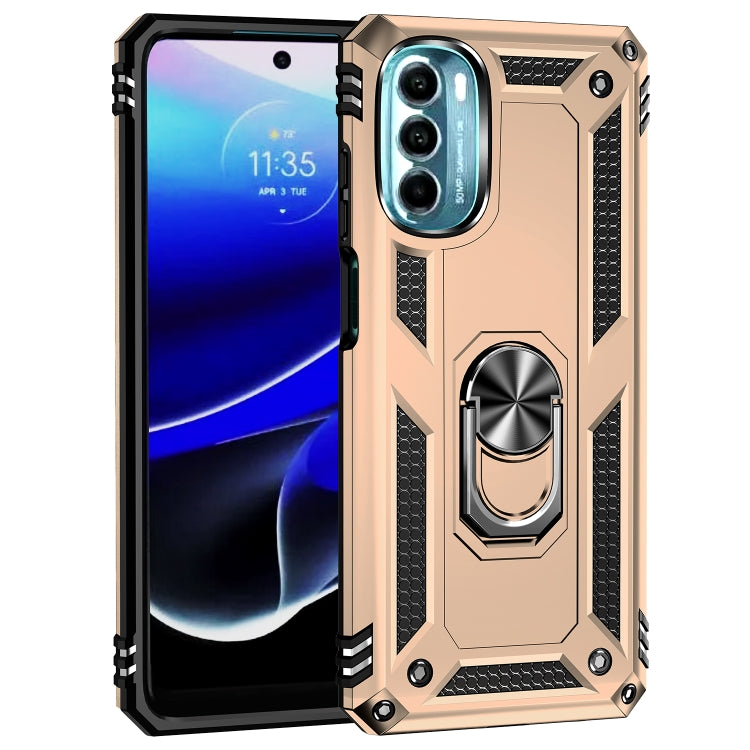 For Motorola Moto G 5G 2022 Shockproof TPU + PC Holder Phone Case