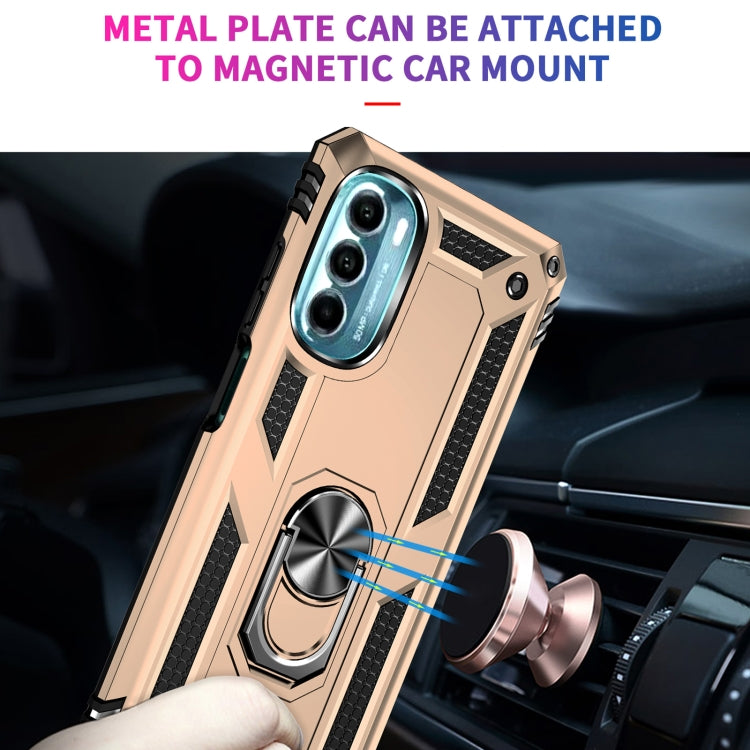 For Motorola Moto G 5G 2022 Shockproof TPU + PC Holder Phone Case