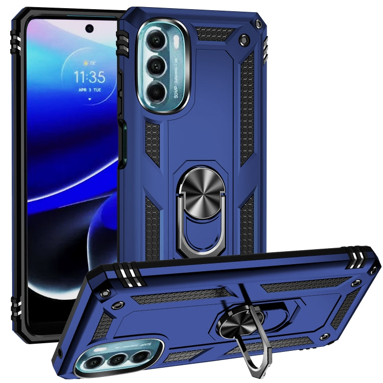 For Motorola Moto G 5G 2022 Shockproof TPU + PC Holder Phone Case