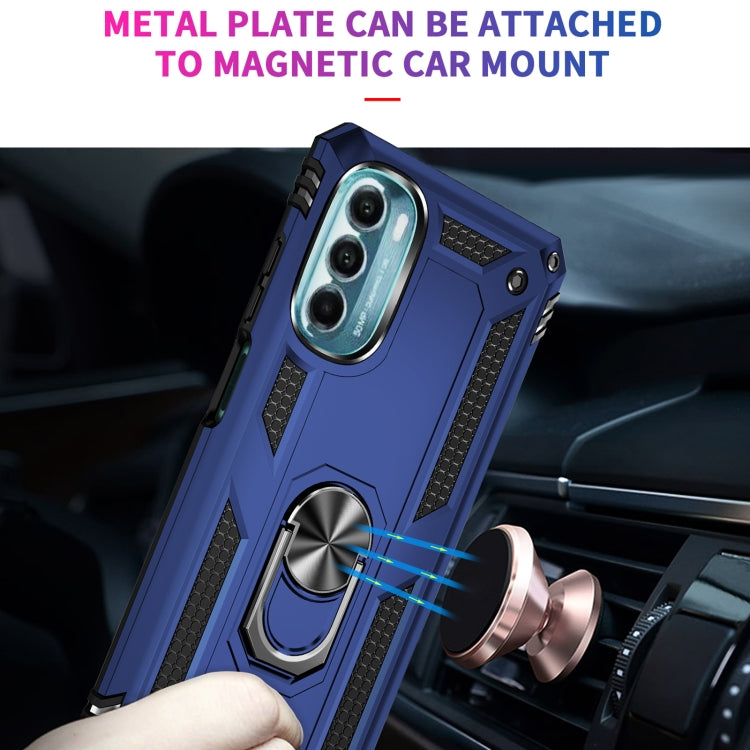 For Motorola Moto G 5G 2022 Shockproof TPU + PC Holder Phone Case