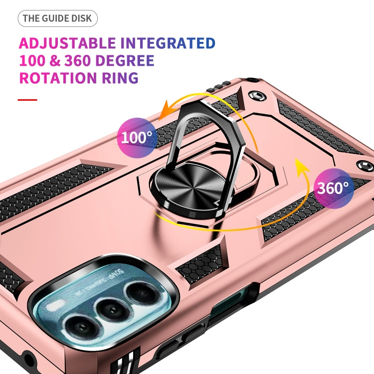 For Motorola Moto G 5G 2022 Shockproof TPU + PC Holder Phone Case