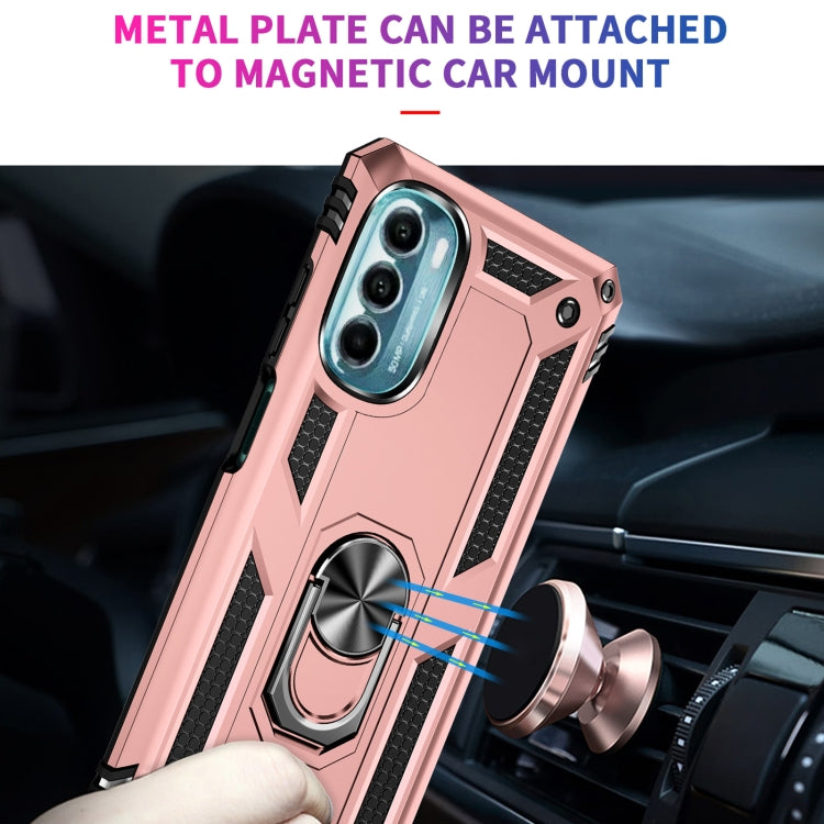 For Motorola Moto G 5G 2022 Shockproof TPU + PC Holder Phone Case