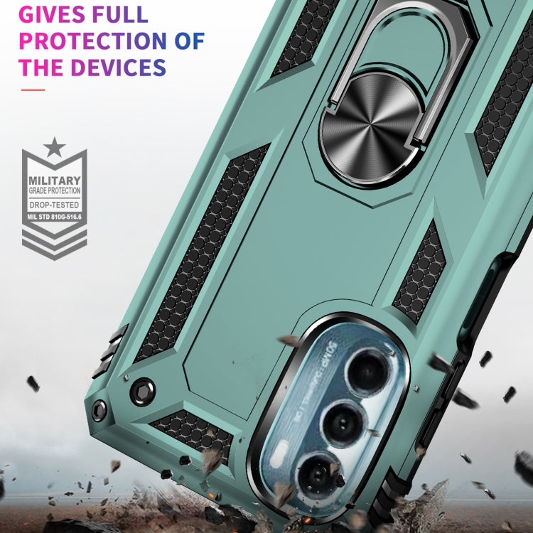 For Motorola Moto G 5G 2022 Shockproof TPU + PC Holder Phone Case