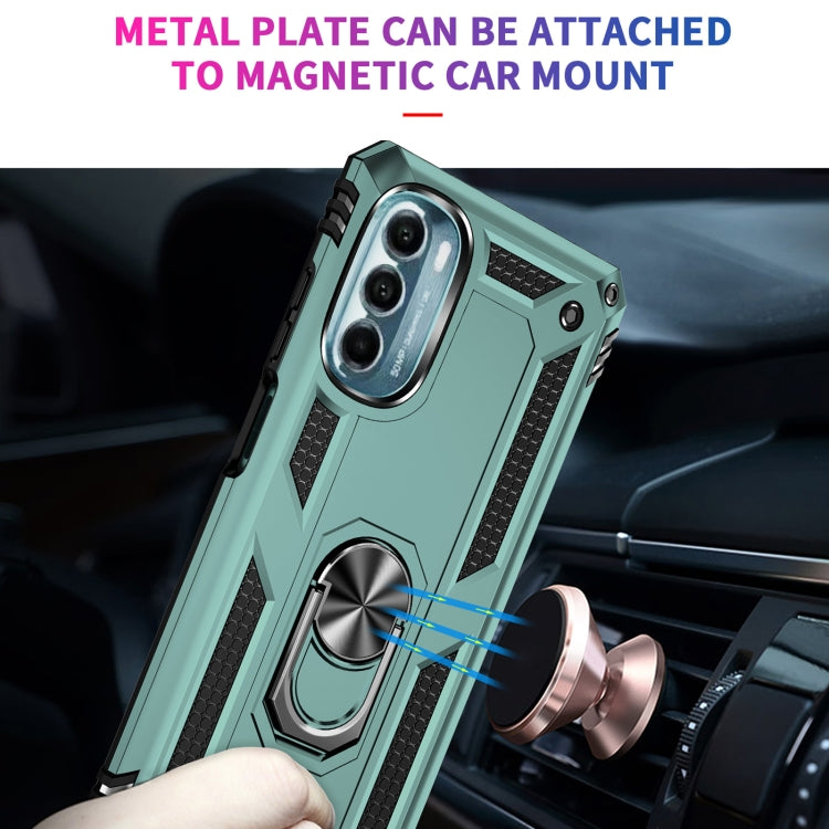 For Motorola Moto G 5G 2022 Shockproof TPU + PC Holder Phone Case