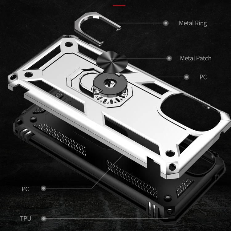 For Motorola Moto G 5G 2022 Shockproof TPU + PC Holder Phone Case