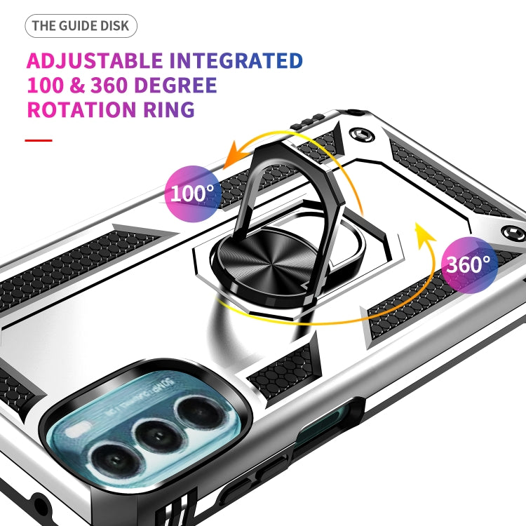 For Motorola Moto G 5G 2022 Shockproof TPU + PC Holder Phone Case